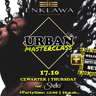 Urban Masterclass - Latino & R'n'B - CZWARTEK | 17.10  Urban Masterclass - Latino & R'n'B - CZWARTEK | 17.10
