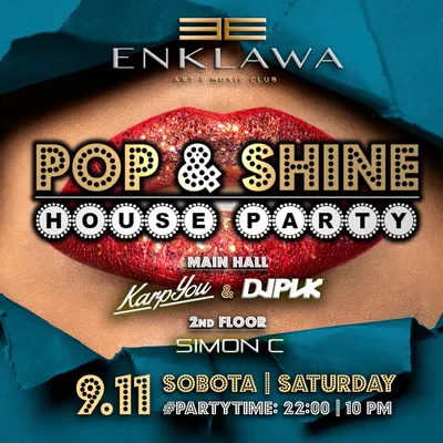 Clubbing w najlepszym wydaniu | SOBOTA 9.11  Clubbing w najlepszym wydaniu | SOBOTA 9.11