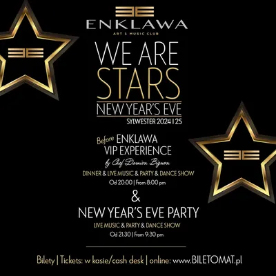 WE ARE STARS New Year’s Eve Celebration  WE ARE STARS New Year’s Eve Celebration