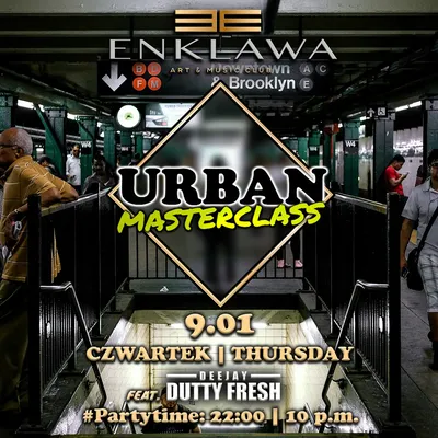 URBAN MASTERCLASS w klimacie R'n'B | CZWARTEK 9.01  URBAN MASTERCLASS w klimacie R'n'B | CZWARTEK 9.01