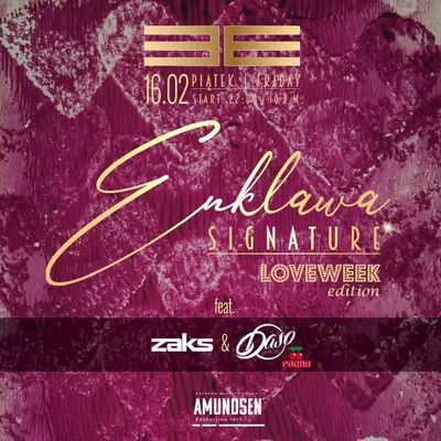 Enklawa Signature - Best Clubbing in Warsaw | 16.02 Enklawa Signature - Best Clubbing in Warsaw | 16.02